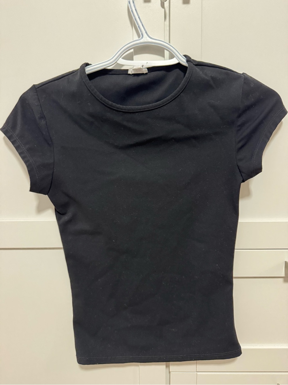 Garage Black Short Sleeve Crewneck Tee